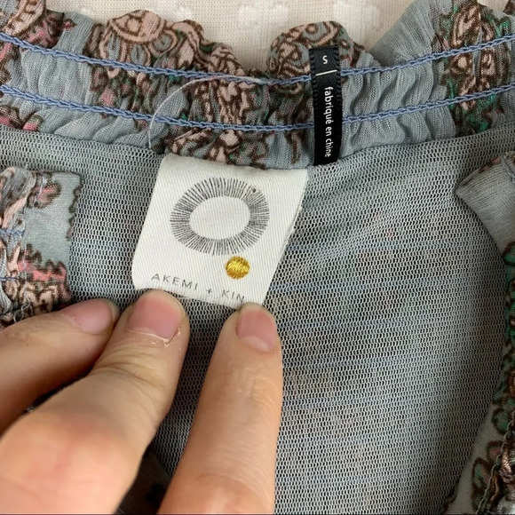 Anthropologie Smocked Paisley Adria Peasant Top - Picture 3 of 8